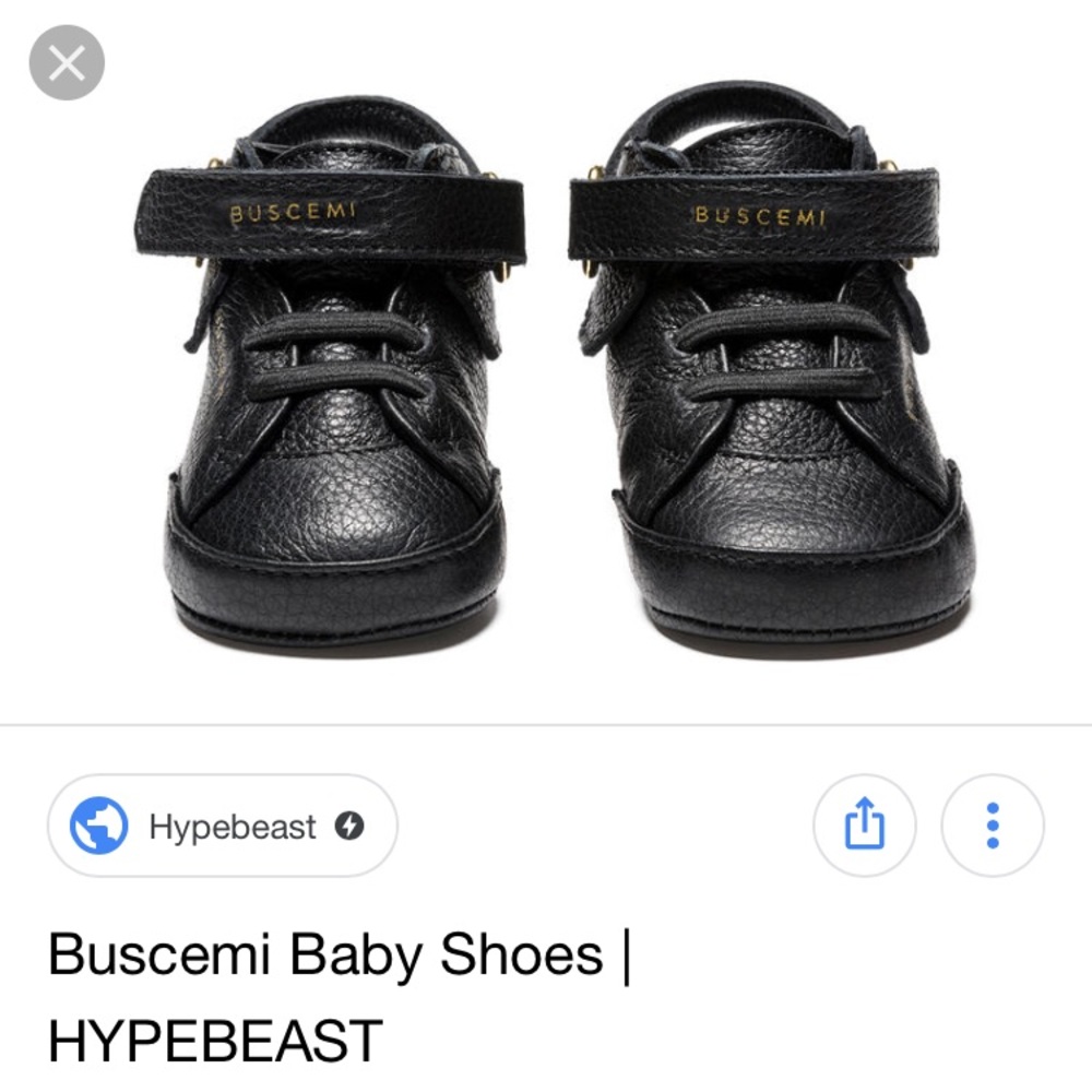Buscemi baby shoes 0-6 m brand new